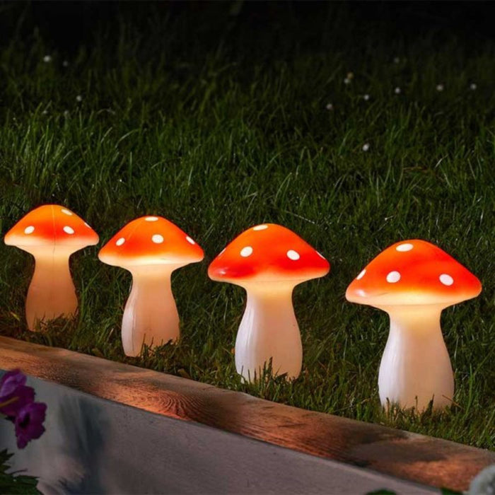 Smart Garden Fairy Mushroom Stake Lights - Set of 4