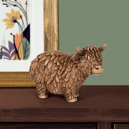 Highland Cow Statue