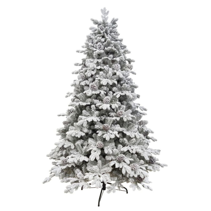 Puleo Snowy Yukon 8ft Artificial Christmas Tree