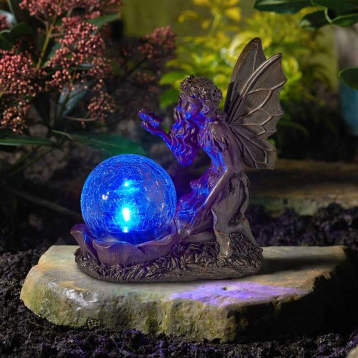 Smart Garden Gazing Fairy Solar Figurine