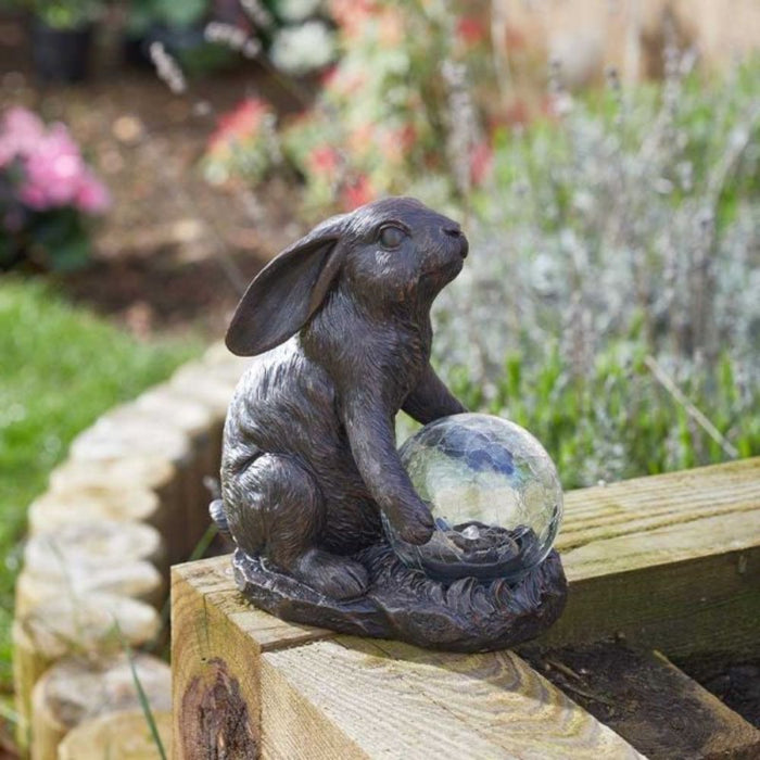 Smart Garden Hare Muse Solar Figurine