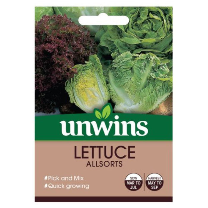 Unwins Lettuce Allsorts Seeds