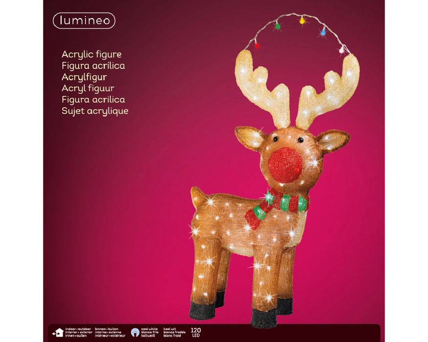 Kaemingk 85cm Brown Acrylic Reindeer