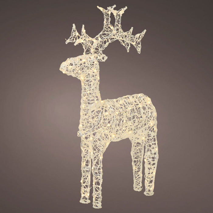 Kameingk Acrylic LED Reindeer Warm White (2 Sizes)