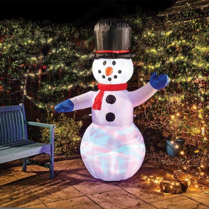 Jumbo Self Inflating Snowman LED
