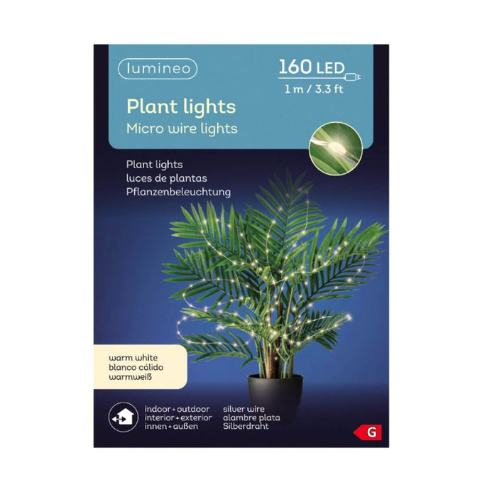 Lumineo Micro Plants Lights 160 LED Warm White