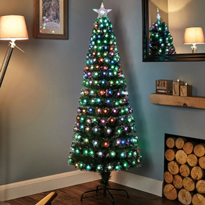 Premier Fibre Optic Light Ball Colour Changing LED Tree