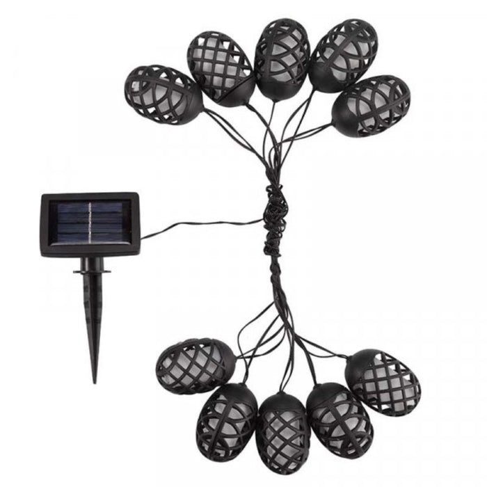 Smart Garden 10 Flaming Solar String Lights