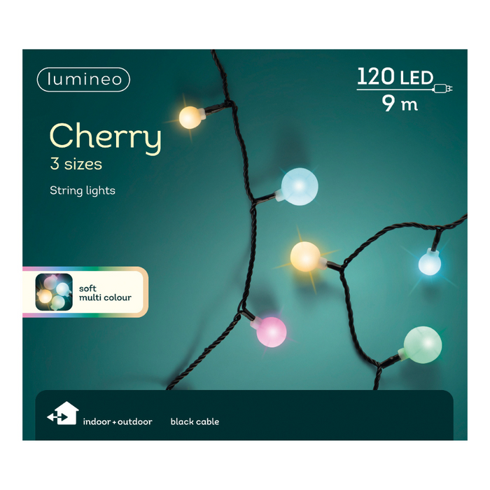 Lumineo 120 LED's Multicolour Cherry Lights