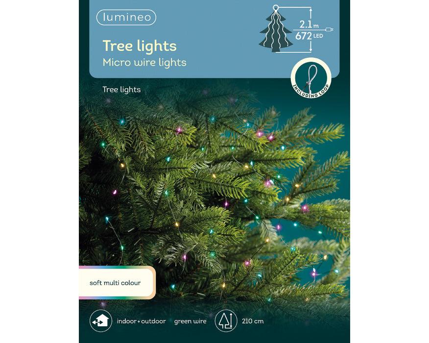 Lumineo 2.1m Multicolour Bunch Lights