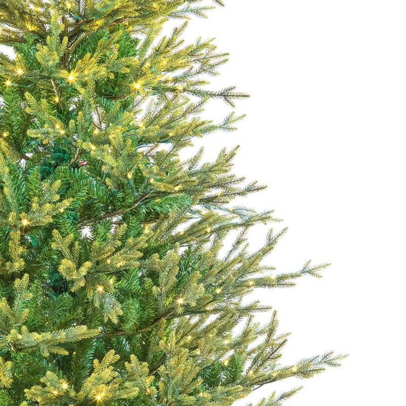 Premier 7ft Prelit New England Spruce Artificial Christmas Tree