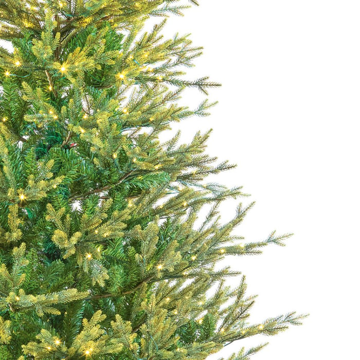 Premier 7ft Prelit New England Spruce Artificial Christmas Tree