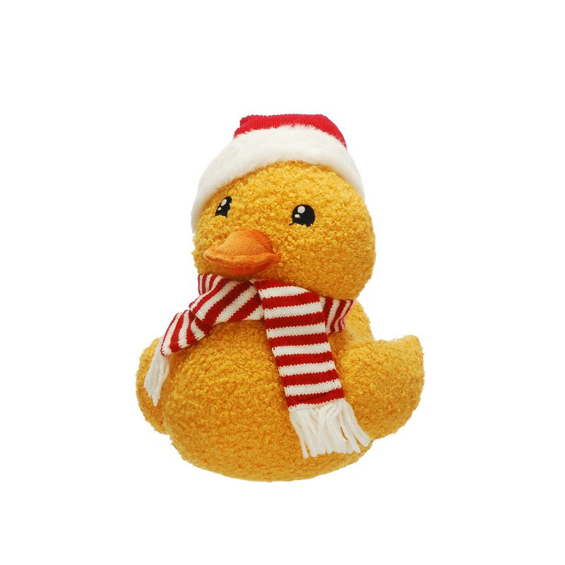 23cm Plush Sitting Christmas Duck