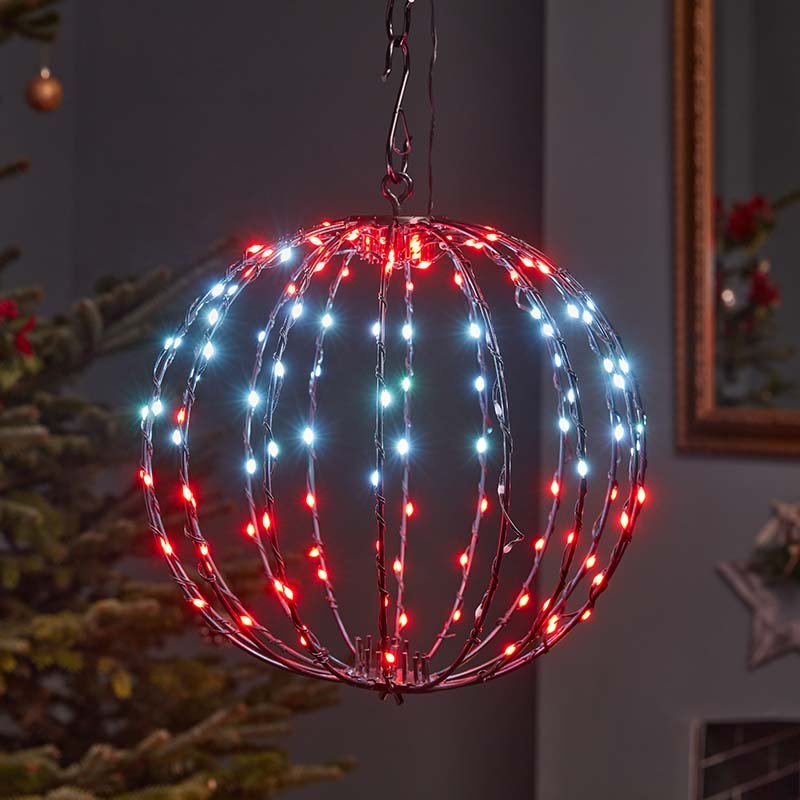 240 LED Twinkling Orb, Colour Changing Ball 40cm