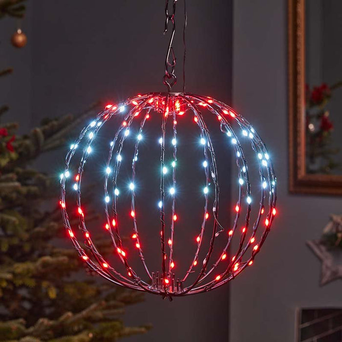 240 LED Twinkling Orb, Colour Changing Ball 40cm