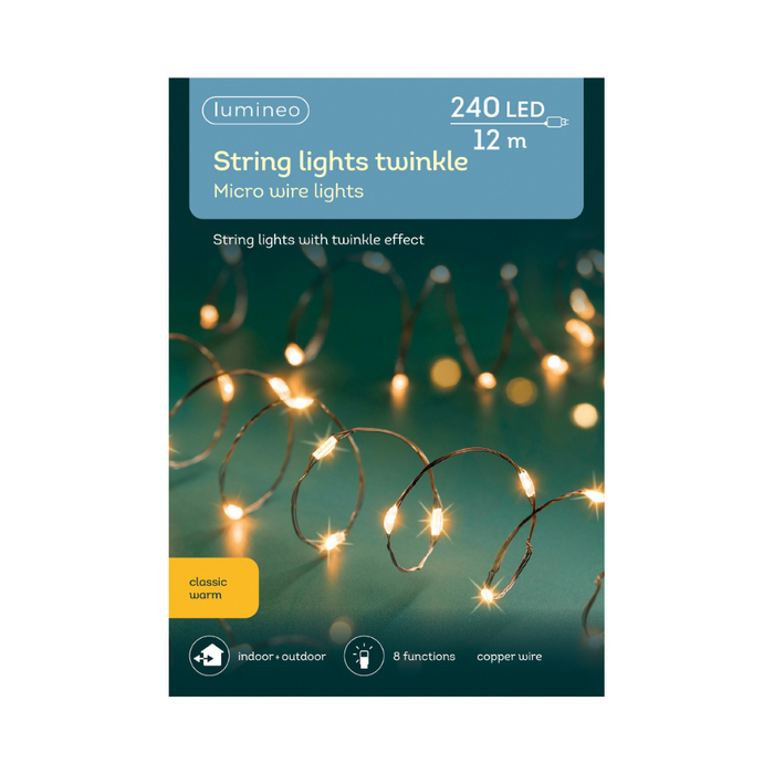 Lumineo 240 LED's Classic Warm String Lights