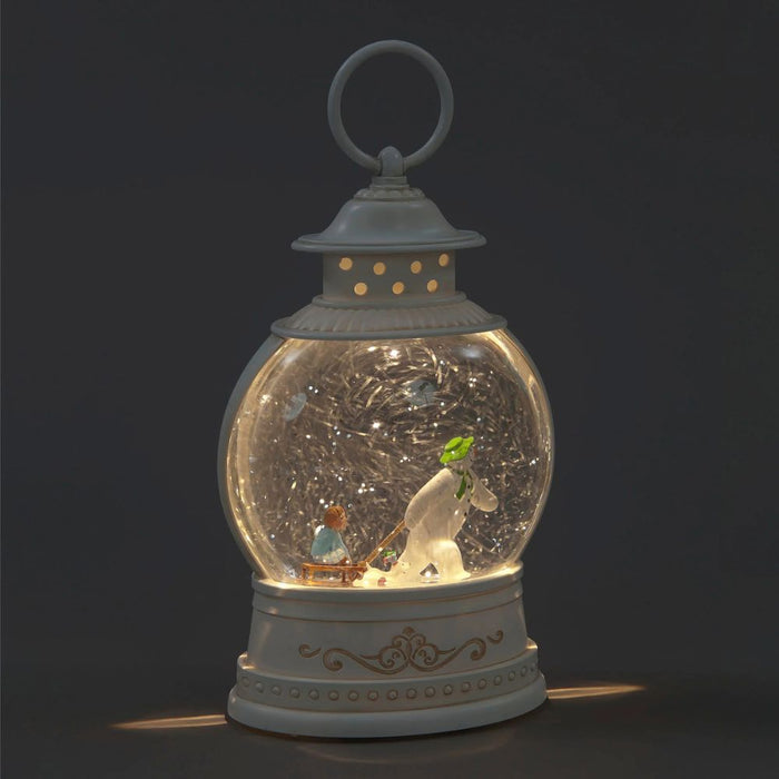 25cm Water Lantern With Snowman, Snowdog & Billy