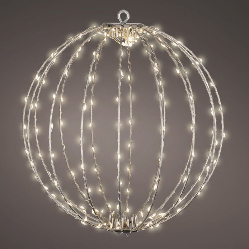 38cm Warm White LED Ball White Frame Light