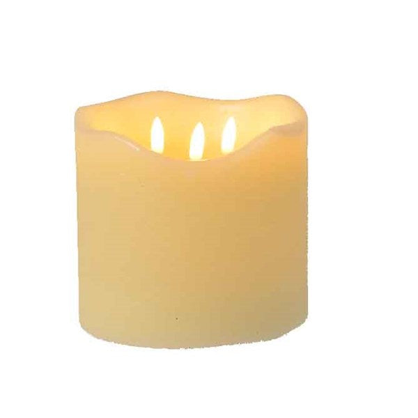 Lumineo LED 3D Wax 3 Flame Candle