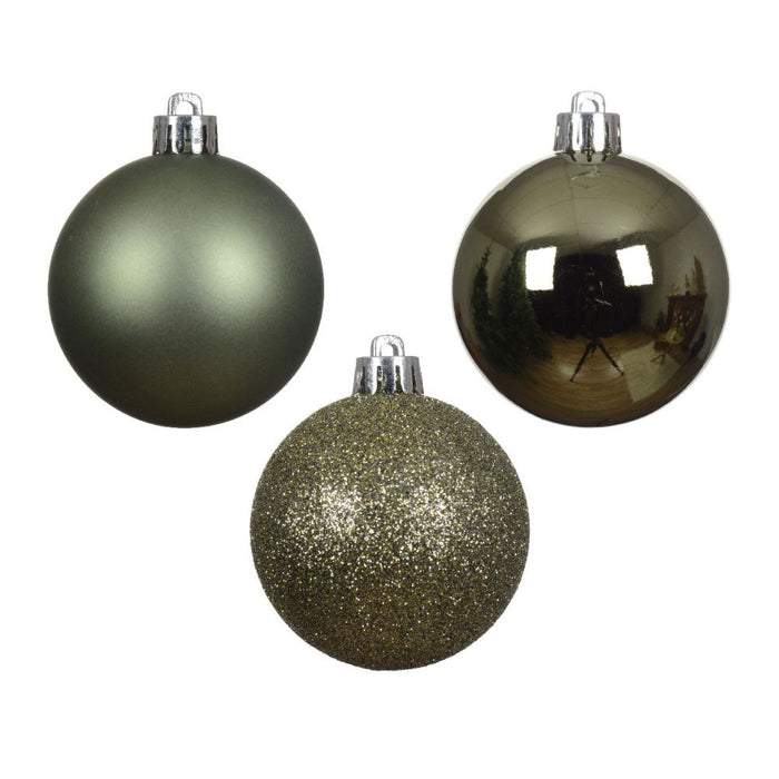 Kaemingk 6cm Rosemary Green Baubles (10 Pack)