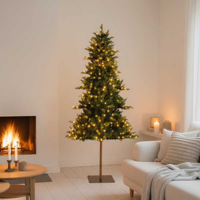 7ft Cedar Fir Pre Lit Artificial Christmas Tree