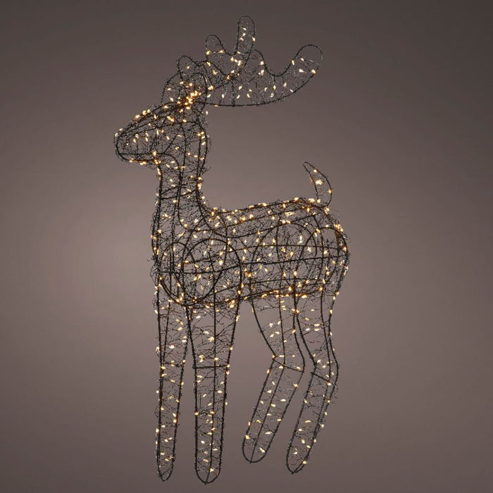 84cm Black Wire Deer