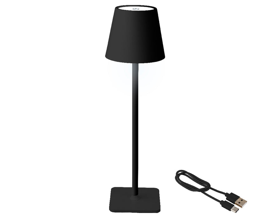 LED Black Table Lamp