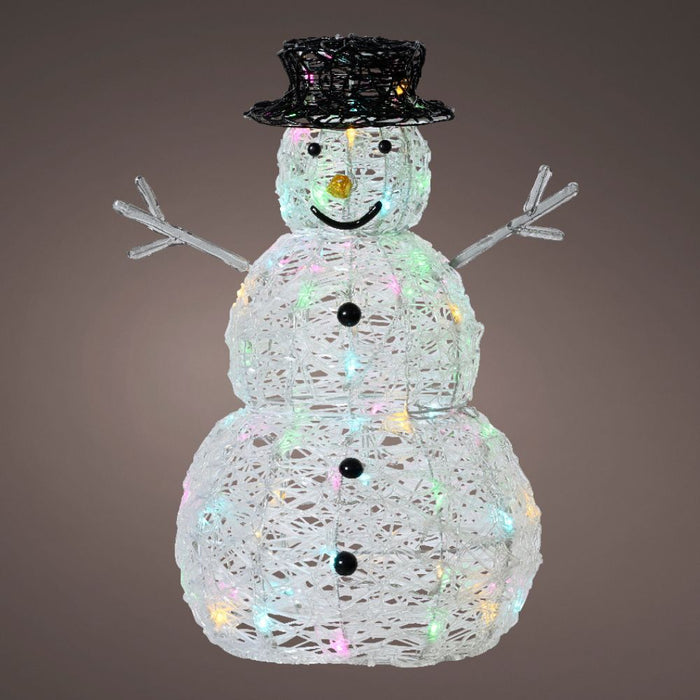 Kaemingk Acrylic LED Snowman Multicolour