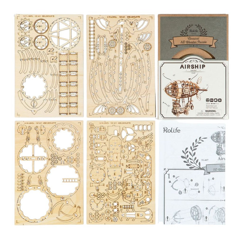 Robotime Airship 3D Wooden Puzzle