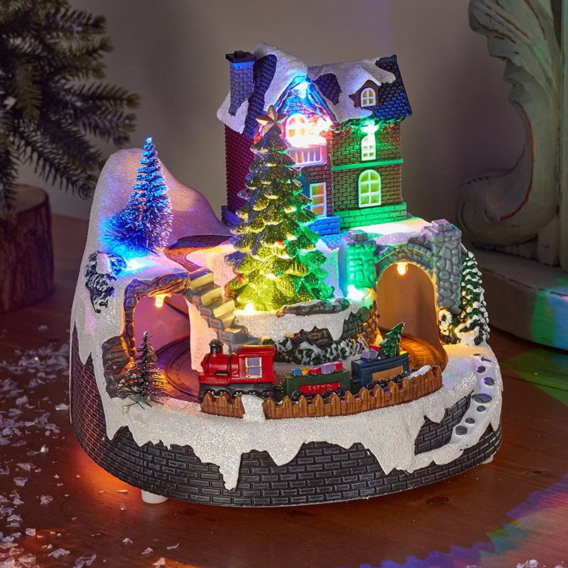 All Aboard! Snow Scene