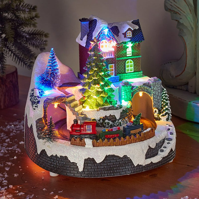 All Aboard! Snow Scene
