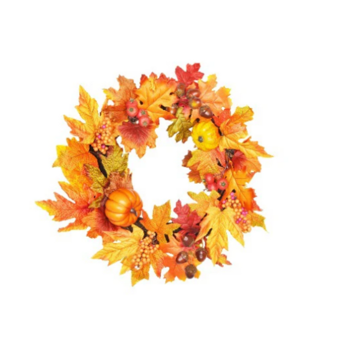 Sincere 40cm Autumn Wreath With Berries