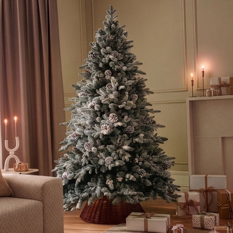 BOSK Frosted Winterfold Fir Artificial Christmas Tree