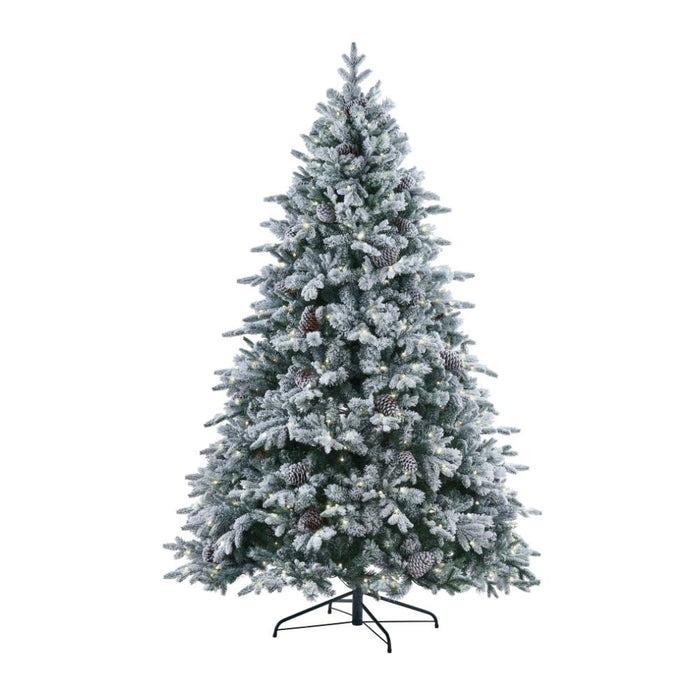 BOSK Frosted Winterfold Prelit Artificial Christmas Tree