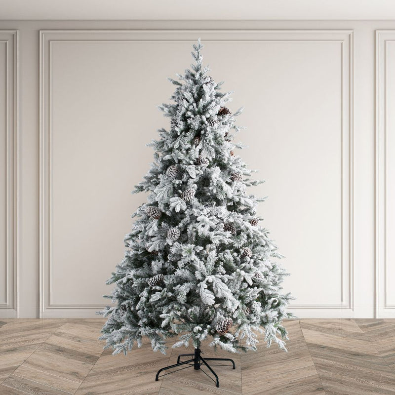 BOSK Snowy Winterfold Fir 7.5ft Artificial Christmas Tree