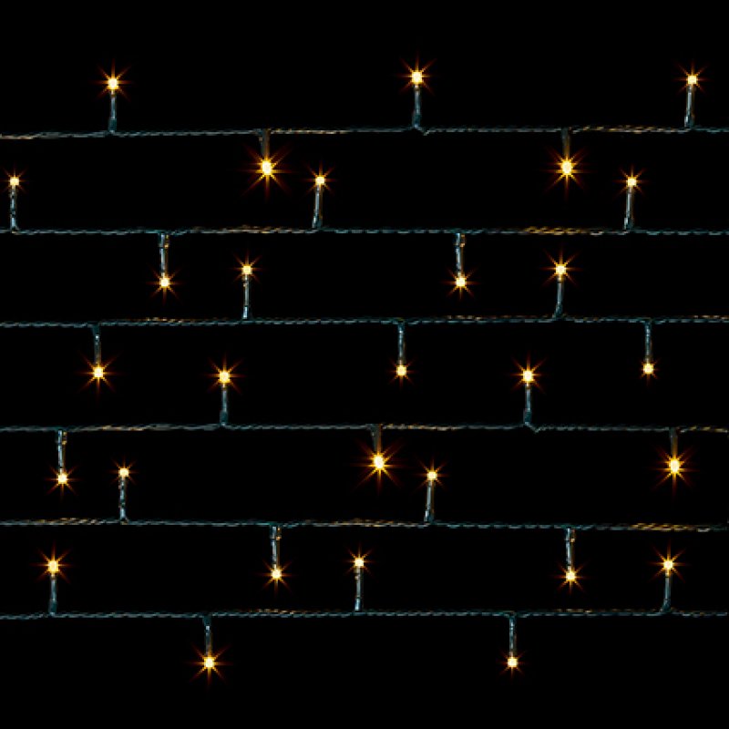 Premier Battery Operated Christmas Lights - Warm White LED String Lights