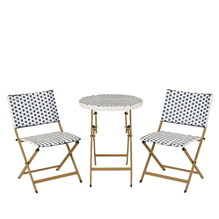 Kaemingk Blue Bellano Wicker Bistro