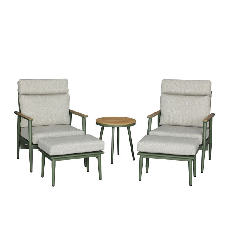 Bramblecrest Wisley Reclining Sofa Chairs with Footstools & Coffee Table