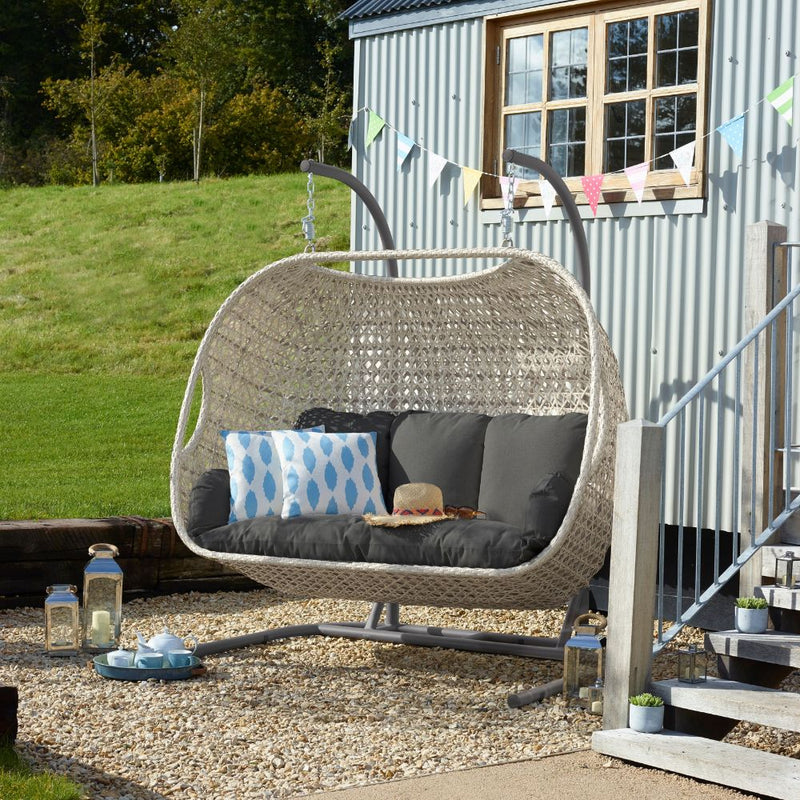 Bramblecrest Monterrey Triple Hanging Cocoon Dove Grey