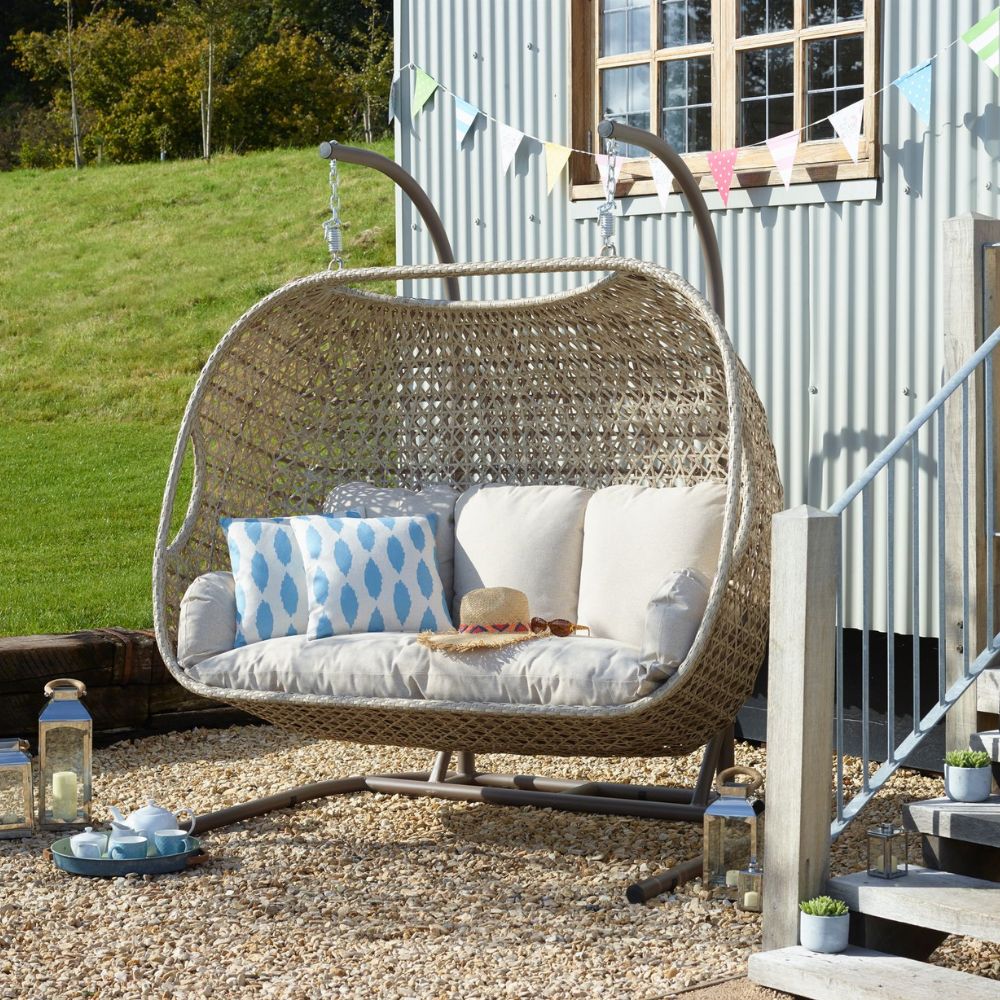 Bramblecrest Monterrey Triple Hanging Cocoon Sandstone — Newbank Garden