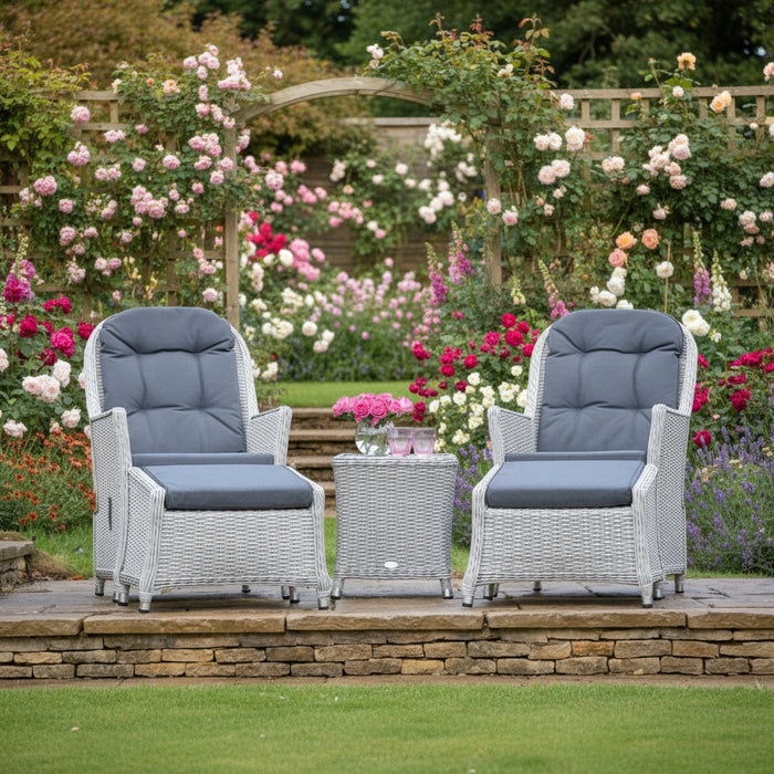 Bramblecrest Monterrey Recliner Set with Footstools & Table