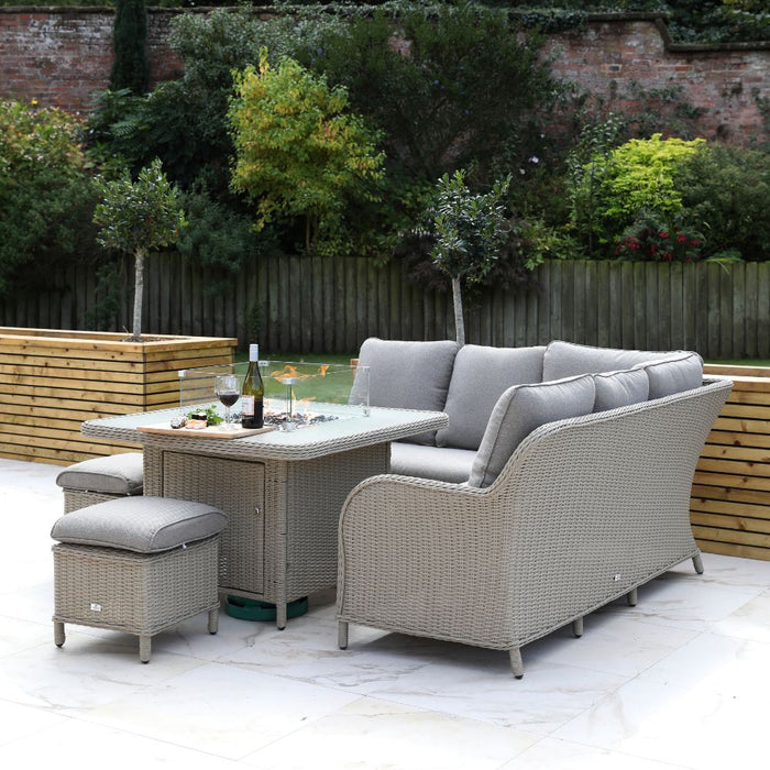 Supremo Cassano Mini Modular Set with Firepit Table