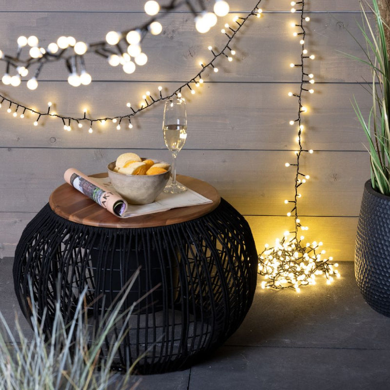 Lumineo Plug In Christmas Lights (Mains Powered) - Warm White 500 LED Cherry String Lights