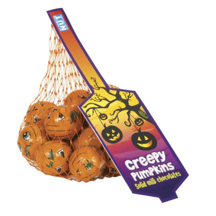 Creepy Pumpkins Solid Milk Chocolate