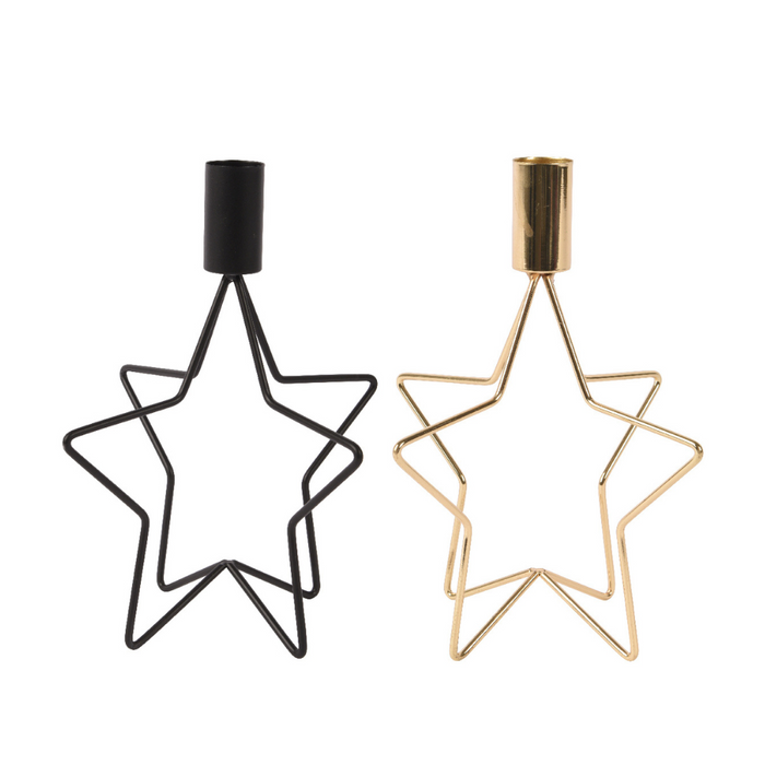 Decoris Iron Star Candleholder