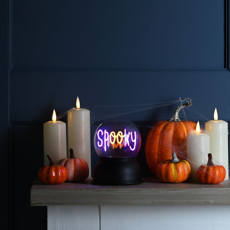 Festive Spooky Lit Globe