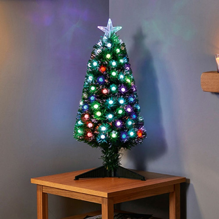 Premier Fibre Optic Light Ball Colour Changing LED Tree