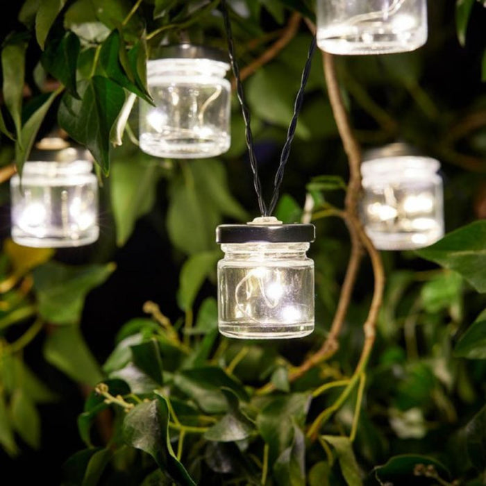 Smart Garden Firefly Jar Solar String Lights