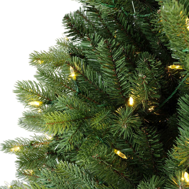 Everlands Freiburg Pine Prelit Artificial Christmas Tree With Dual Colour Lights