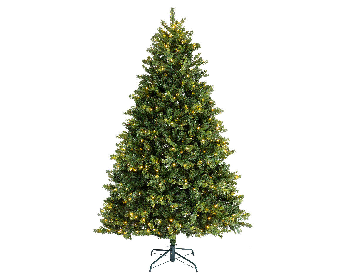 Kaemingk Freiburg Prelit 7ft Artificial Christmas Tree — Newbank Garden